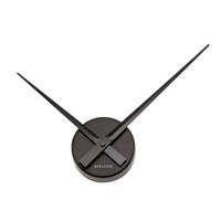 Karlsson Wandklok Little Big Time - Mini alu Zwart - Ø44cm - thumbnail