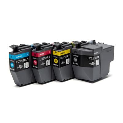 Inktcartridge Brother LC-3219XL zwart + 3 kleuren