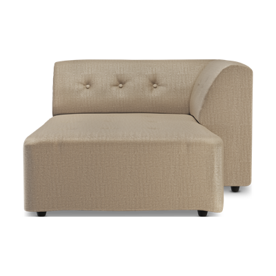 HKliving Vint bank right divan Pure Earth