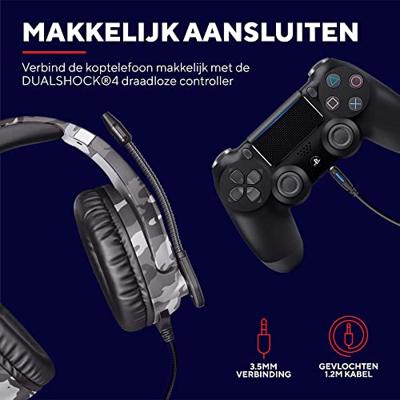 Draadloze hoofdtelefoon Trust 23531 GXT488 Grijs