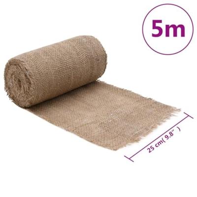 VidaXL Jute rol 200 g/m² 0,25x5 m 100% jute VidaXL Jute rol 200 g/m² 0,25x5 m 100% jute