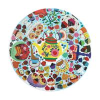 eeboo - Round Puzzle - Tea Party, 500 pc (EPZFTEA) - thumbnail