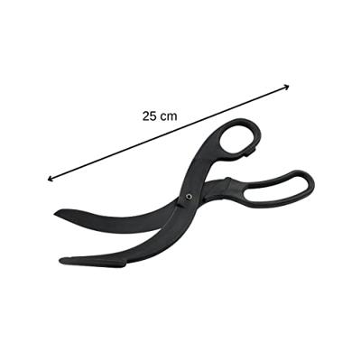 Fackelmann Food&More pizza en boterhamschaar 250mm zwart
