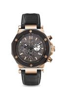 Horlogeband GC watches GCX72024G5S / X72024G5S Leder Zwart 13mm - thumbnail