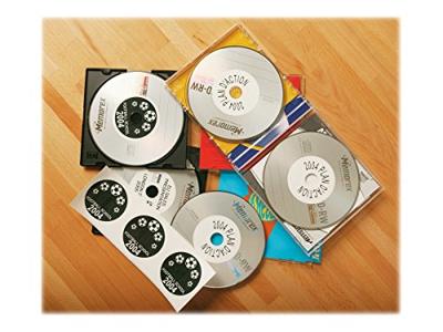 Brother DK-11207 Rol met etiketten Ø 58 mm Folie Wit 100 stuk(s) Permanent hechtend DK11207 CD-etiketten, DVD-etiketten