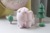 Oplaadbaar nachtlampje Maya de olifant - DHINK KONTIKI rozen - thumbnail