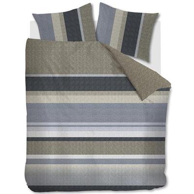 Beddinghouse Beddinghouse Dekbedovertrek Jorren Blauw Grijs 200x200/220 cm