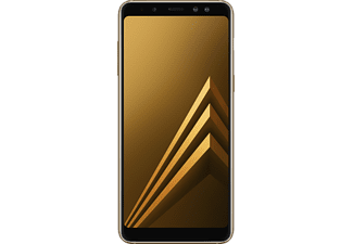 Samsung Galaxy A8 2018 Duos Smartphone, 32 GB, goud, Nederlandse versie