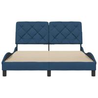 Bedframe zonder matras 120x200 cm stof blauw - thumbnail