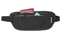 Cocoon Secret Waist Wallet / Silk Moneybelt Black - thumbnail