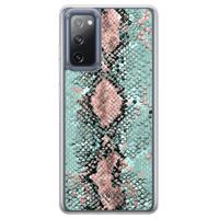 Samsung Galaxy S20 FE hybride hoesje - Snake pastel - thumbnail