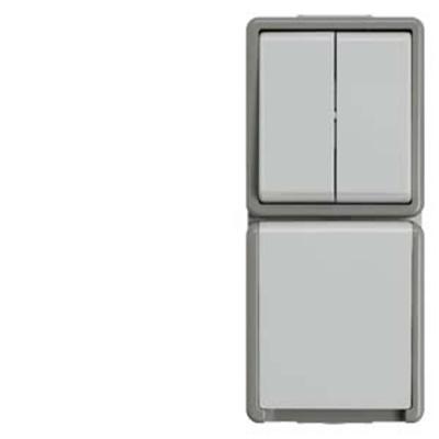 Siemens 5TA4815 Serieschakelaar Delta Grijs Schakelmateriaal 1 stuk(s) Siemens 5TA4815 Serieschakelaar Delta Grijs Schakelmateriaal 1 stuk(s)