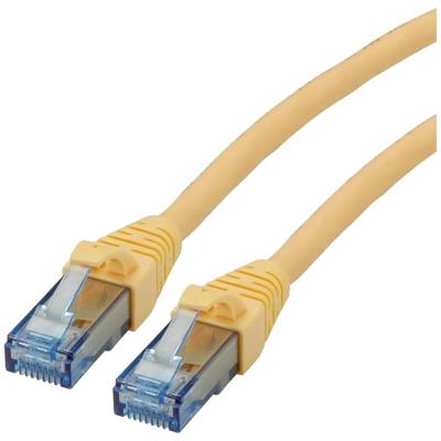 ROLINE Patchkabel Cat.6A UTP, Component Level, LSOH, geel, 0,3 m ROLINE Patchkabel Cat.6A UTP, Component Level, LSOH, geel, 0,3 m