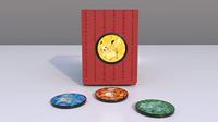 Pokemon TCG Kanto Region Alcove Clip DeckBox - thumbnail