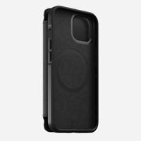 Nomad Modern Horween lederen folio iPhone 13 Pro - Black - thumbnail