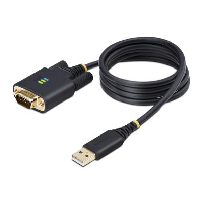 USB-kabel Startech 1P3FFCB-USB-SERIAL Zwart 1 m