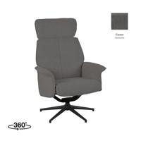 LABEL51 Fauteuil Verdal - Antraciet - Cosmo - Excl. Hocker - thumbnail