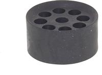 Wiska 10105557 MFD 50/03/135 Meervoudig dicht-inzetstuk Slagvast, Met trekontlasting M50 Kunststof Zwart (RAL 9005) 25 stuk(s) - thumbnail