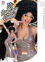 Disco queen holografisch kostuum - thumbnail