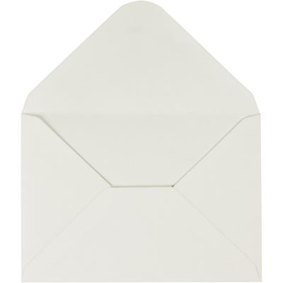 Creativ Company Enveloppen, afmeting envelop 11,5x16 cm, 110 gr, off-white, 10 stuk/ 1 doos