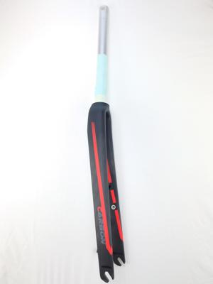 Thompson Vork 28 1 1/8 carbon s-8500 zwart/rood