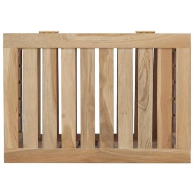 VidaXL Wasmand 50x35x60 cm massief teakhout