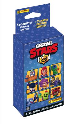 Blister - PANINI - BRAWL STARS TC - 5 sleeves - 2 limited edition kaarten - 40 kaarten