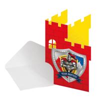 Folat BV Uitnodigingen ridders, 8st. - thumbnail