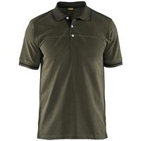 Blåkläder Poloshirt 33891050 | Groen/Zwart | Maat XS - 7330509553534 - thumbnail