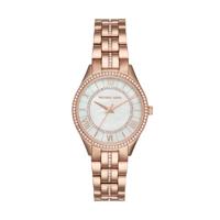 Michael Kors MK3716 Horloge Lauryn staal rosekleurig-wit 33 mm - thumbnail