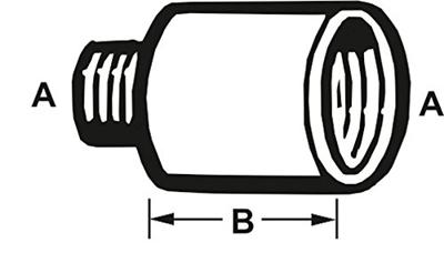 Cornat Messing Verlengstuk 1/2X50Mm - T381601