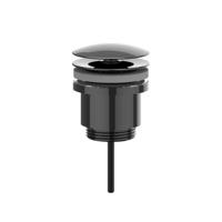 Design Afvoerplug IVY Always Open Zwart Chroom PVD - thumbnail