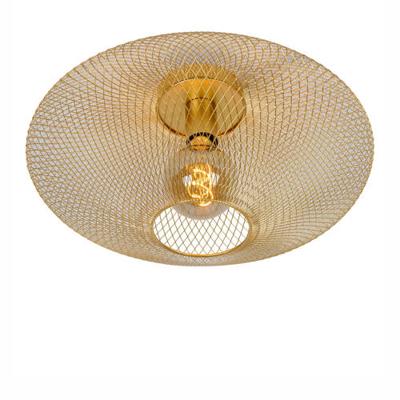 Lucide MESH Plafonnière 1xE27 - Mat Goud | Messing