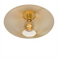 Lucide MESH Plafonnière 1xE27 - Mat Goud | Messing - thumbnail