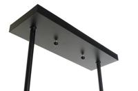 Plafondlamp DKD Home Decor Bruin Aluminium Kristal (52 x 6 x 26 cm) - thumbnail