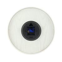 NeXtime klok 3096wi wood wood medium, ø35.5 cm,wall, white - thumbnail