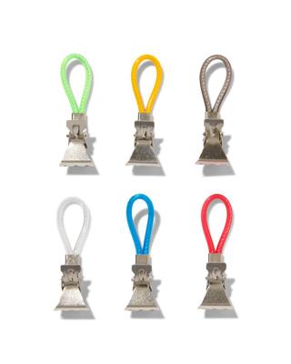 HEMA Theedoek clips - 1.5 x 5.5 - gekleurd (multicolor)