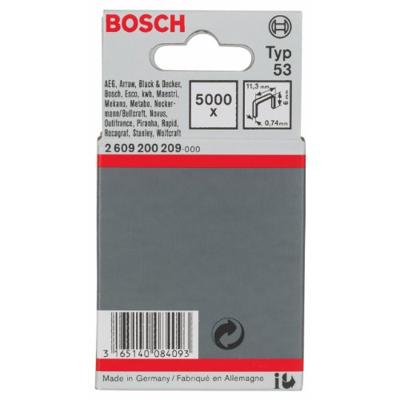 Bosch Accessoires Niet met fijne draad type 53 11,4 x 0,74 x 6 mm 5000st - 2609200209 Bosch Accessoires Niet met fijne draad type 53 11,4 x 0,74 x 6 mm 5000st - 2609200209