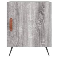 Nachtkastjes 2 st 40x40x50 cm bewerkt hout grijs sonoma eiken - thumbnail