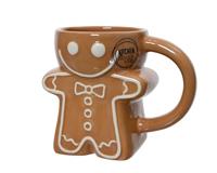 Decoris mok keramiek peperkoek 12x7.5x9.5cm bruin - thumbnail