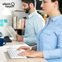 Logitech MK295 Silent Wireless Combo toetsenbord RF Draadloos QWERTZ Zwitsers Wit - thumbnail