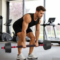 4-in-1 Halterset Zwart en Rood 121 x 19,5 x 19,5 cm - thumbnail