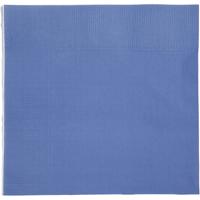 Creativ Company Servetten, witte achterkant, afm 33x33 cm, lichtblauw, 20 stuk/ 1 doos - thumbnail