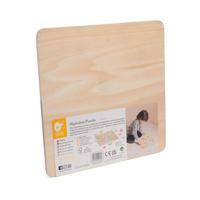 Classic World houten alfabet puzzel, 27st. - thumbnail