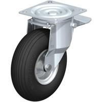 Blickle L-P 265R-ST Zwenkwiel met rem Wieldiameter: 260 mm Draagvermogen (max.): 250 kg 1 stuk(s) - thumbnail