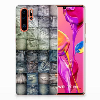 Silicone Back Cover Huawei P30 Pro Spijkerbroeken Silicone Back Cover Huawei P30 Pro Spijkerbroeken