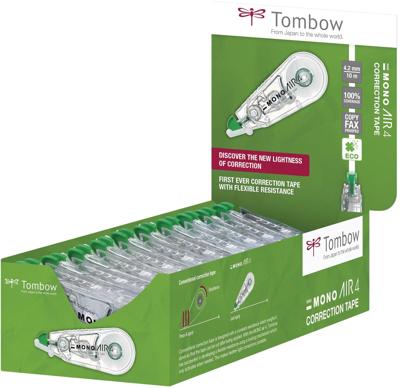 Tombow correctieroller Mono Air, doos 15 + 5 gratis Tombow correctieroller Mono Air, doos 15 + 5 gratis