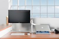 Neomounts fpma-d300notebook flatscreen- en notebook bureausteun zilver - thumbnail