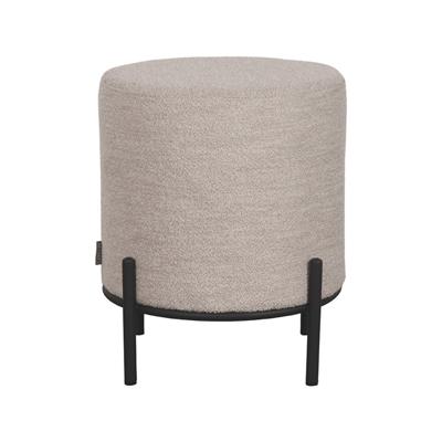 LABEL51 Hocker 'Troy' Bouclé, 41cm, kleur Naturel