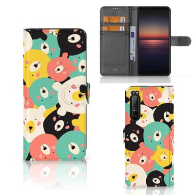 Sony Xperia 1 II Leuk Hoesje Bears Sony Xperia 1 II Leuk Hoesje Bears